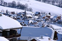 Saint Sorlin d'Arves - uitzicht op de chalets