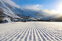 Saint Sorlin d'Arves - geprepareerde piste