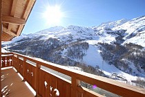 Chalet de Sophie - uitzicht op de bergen