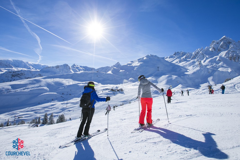 Courchevel - skien op de piste