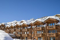 Les Chalets du Forum - balkons aan de appartementen