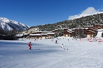 La Norma - skien naar de chalets