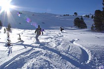 Val Cenis - Snowboarden door dik sneeuw