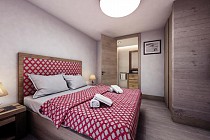 L'Alpaga - slaapkamer met 2 slaapplaatsen