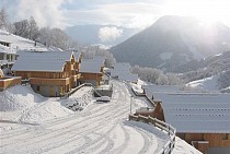 Les Chalets des Ecourts piste aan de accomodatie