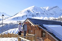 Les Chalets des Ecourts bomen en bergen