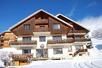 Vooraanzicht van de Appartementen van Chalet La Grenouillere 