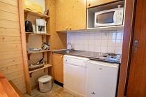 Thabor - keuken met koelkast en magnetron