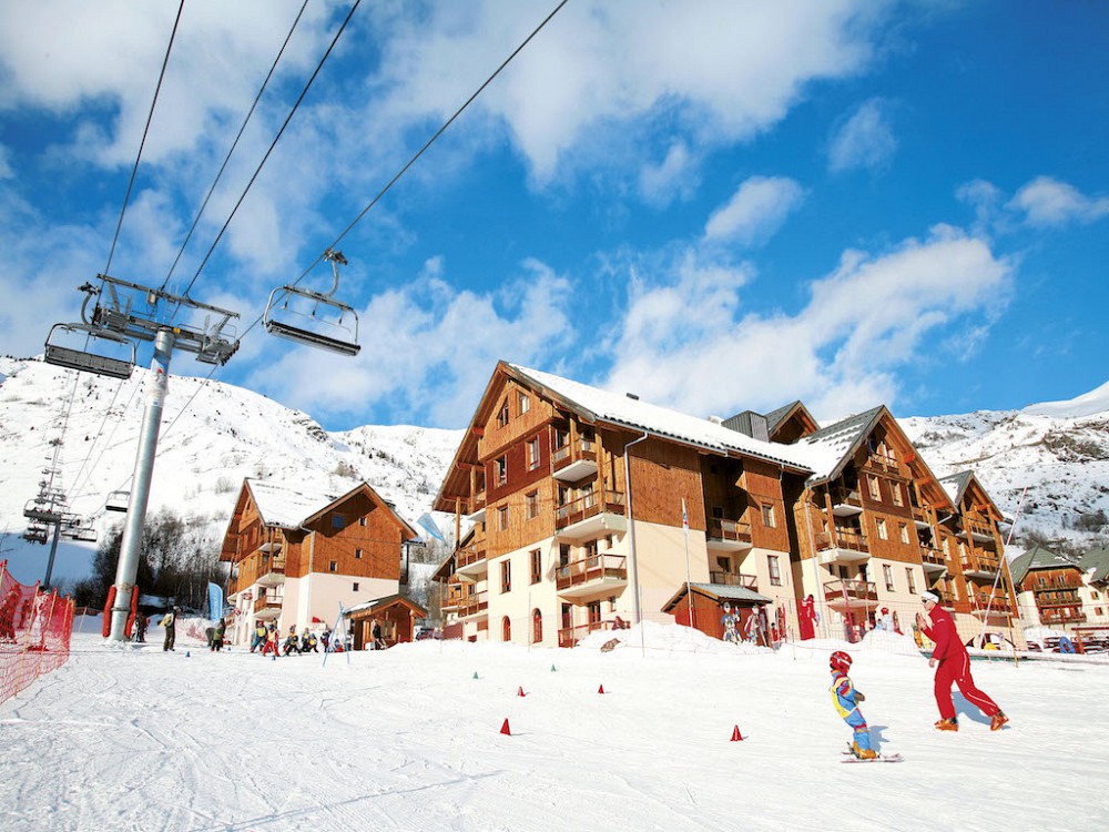 L'Oree des Pistes skilift bij chalet