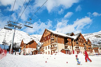 L'Oree des Pistes skilift bij chalet