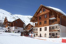 L'Oree des Pistes piste naast het chalet