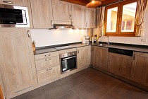 Chalet Bouquetin - keuken met magnetron