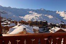 Chalet Bouquetin - uitzicht vanaf het balkon