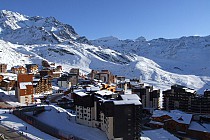 Chalet Bouquetin - uitzicht over de appartementen