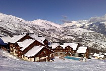 Les Alpages du Corbier - uitzicht over het dorp en de vallei