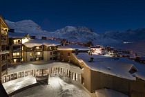 Le Hameau du Kashmir - uitzicht avond