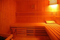 De sauna in Les Terasses du Corbier